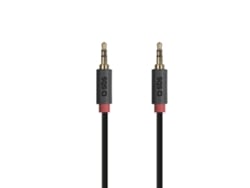 Cable Audio Jack SBS Stereo negro — Audio jack 3.5 mm | 1.5 m