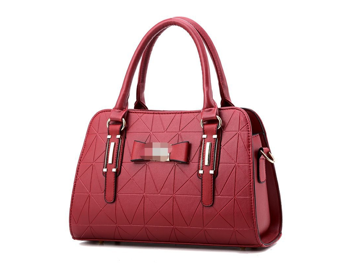 Bolso de mano para mujer 2026, nuevo modelo, bandolera/bolso de hombro/bolso de mano color burdeos YUNZII