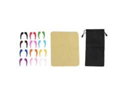 12 pares de soportes para gafas con ganchos para las patillas, antideslizantes, para deportes, Rosewell