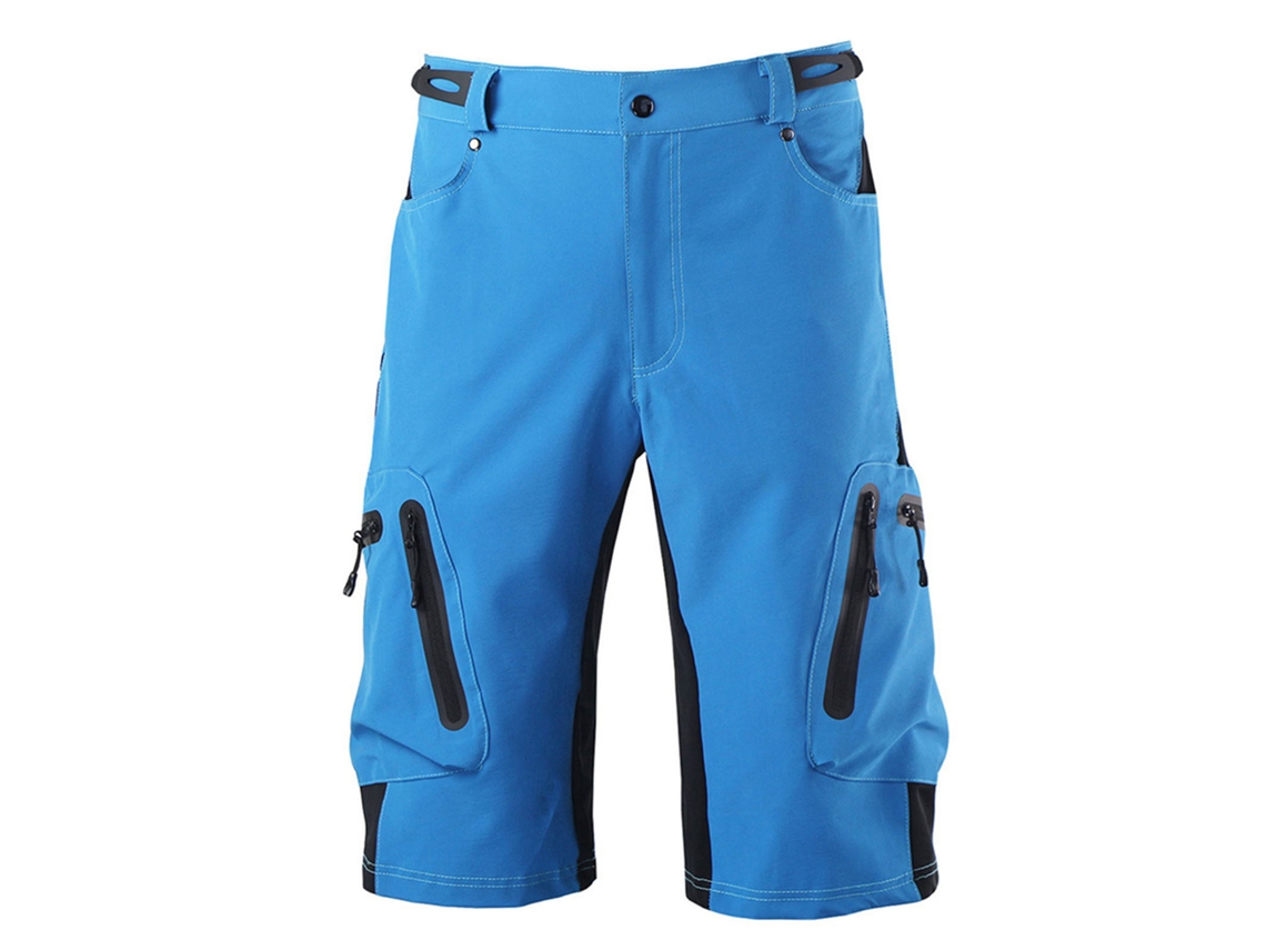 Mali calções Baggy Lixada para Ciclismo com Bolso Zippered, Respiráveis e Casual, Tamanhos Eu
