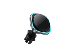 Cargador Coche Inalámbrico Carga Rápida Diseño Panel Parabrisas Yemaesre Magnética Negro