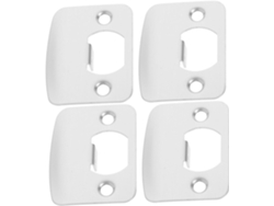 Puerta Cerradura 4 Placas Cierre Acero Inoxidable Seguridad