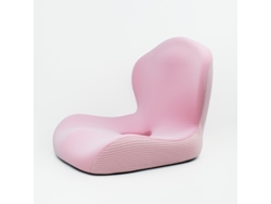 Cojín De Asiento Ergonómico De Espuma Viscoelástica Para Oficina Con Respaldo, Alivia La Ciática (rosa) Gertiz