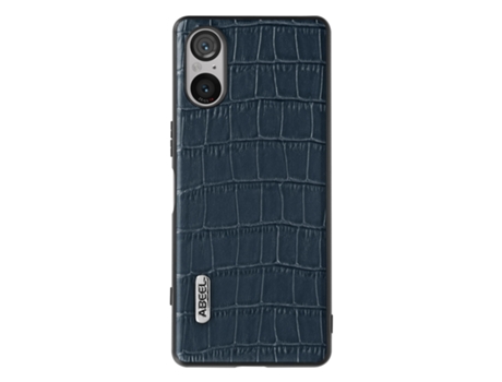 Funda para Samsung, Sony Galaxy Z Fold 2, Galaxy Z Fold 2, Xperia 5 ABEEL Piel Azul