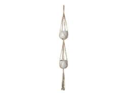 Soporte de Maceta ARTEVASI (40 x 17,50 x 13,50 cm - Fibra Natural)