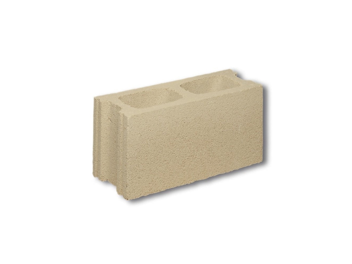 Bloque de hormigón liso con crema hidrófuga / H-smooth / Unidad