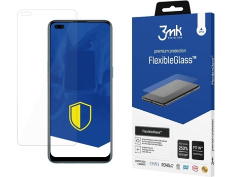 Protector Cristal Templado Oppo Reno 4 Lite 3MK Flexible