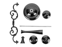 Rebe-porta Velas Romântico Estilo Europeu, 3 Cabeças, Preto, Para Cena, Lar, Hotel, Casamento, Restaurante, Decoração De Mesa