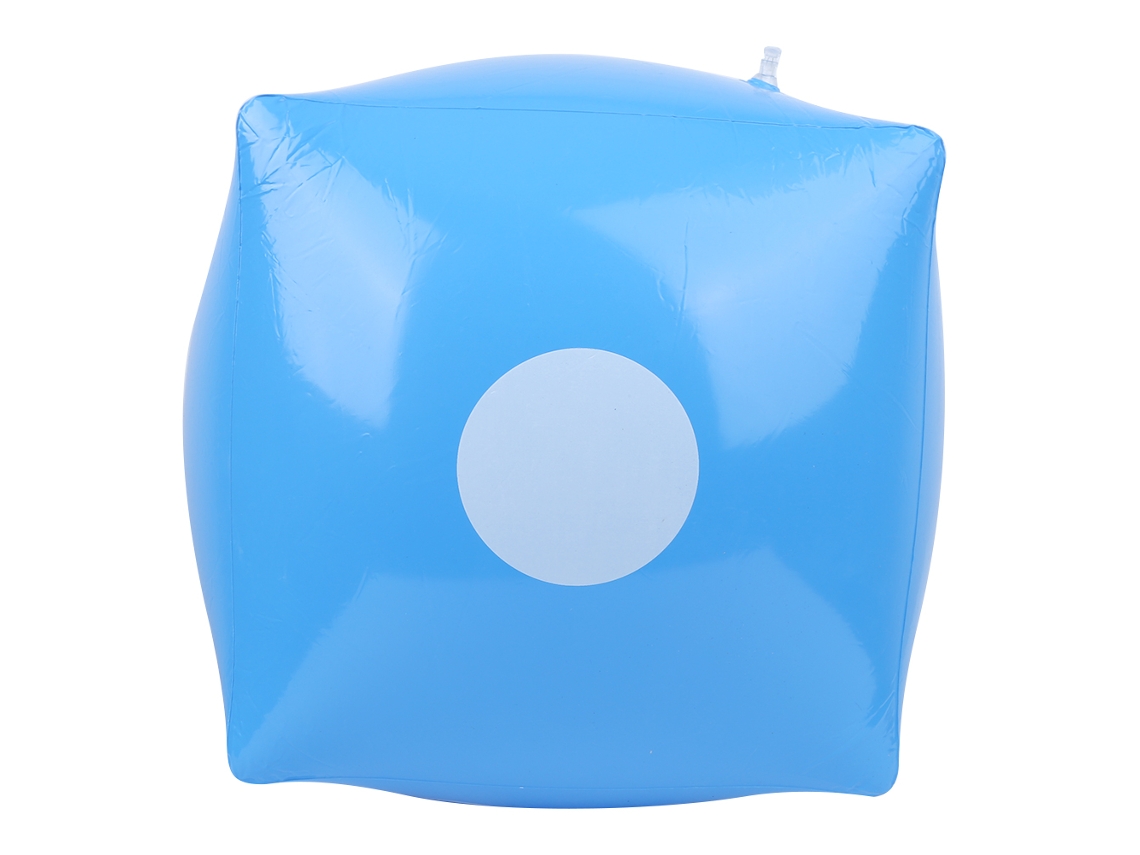 Rebe-dado Hinchable Portátil Pvc Juguete Para Actividades De Fiesta Interior Exterior Azul