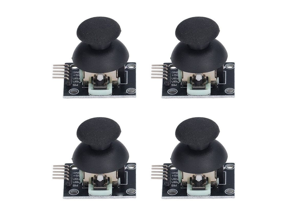 Módulo De Joystick De 4 Piezas Con Sensor De 5 Pines Y Control De Doble Eje Xy Para Ps2