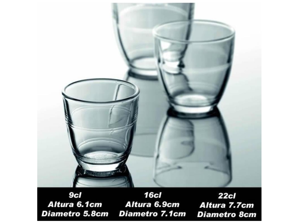 Vasos gigogne 9 cl pack 6