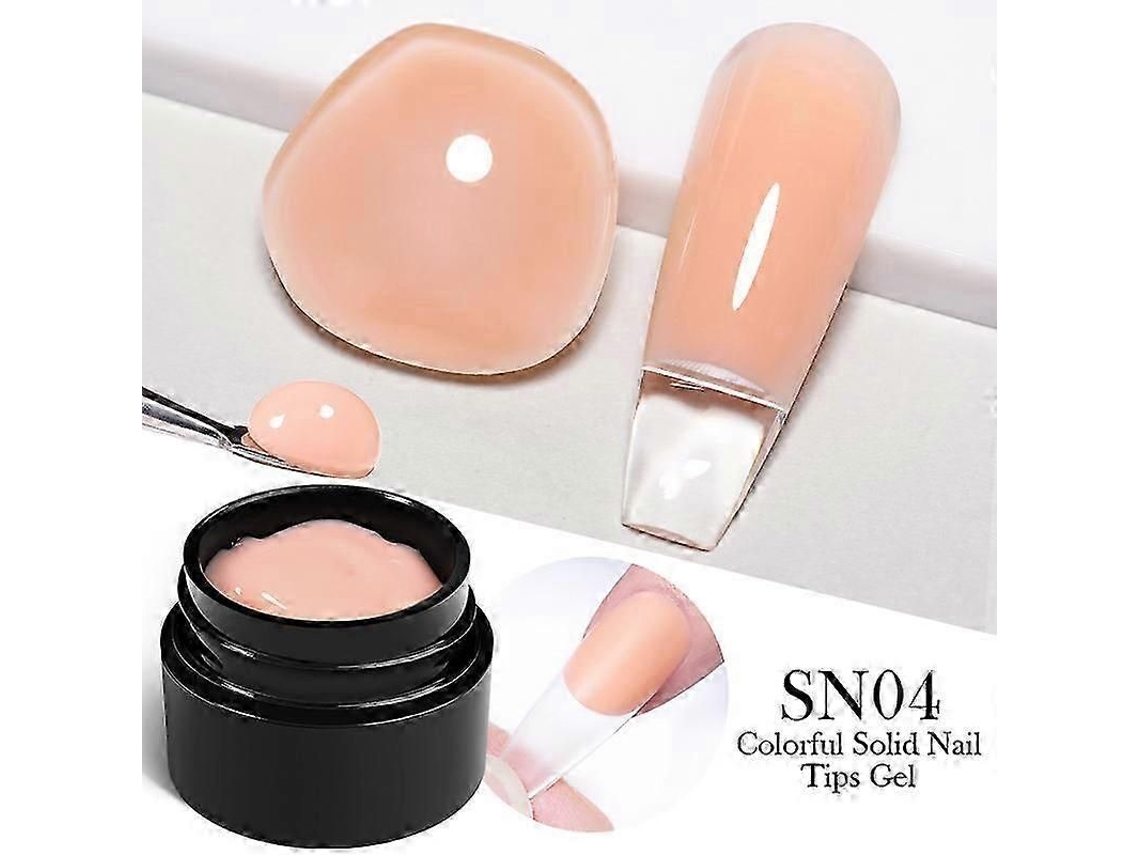 Born Pretty Solid Nail Tips Gel 5g Transparente UV LED Función Lámpara Extensión Soak Off Art Varni Sh 26 27s GOKOCO