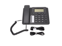 Teléfono Fijo Con Cable, Pantalla Lcd, Identificador De Llamadas Y Alarma Para El Hogar, Hoteles Y Empresas.