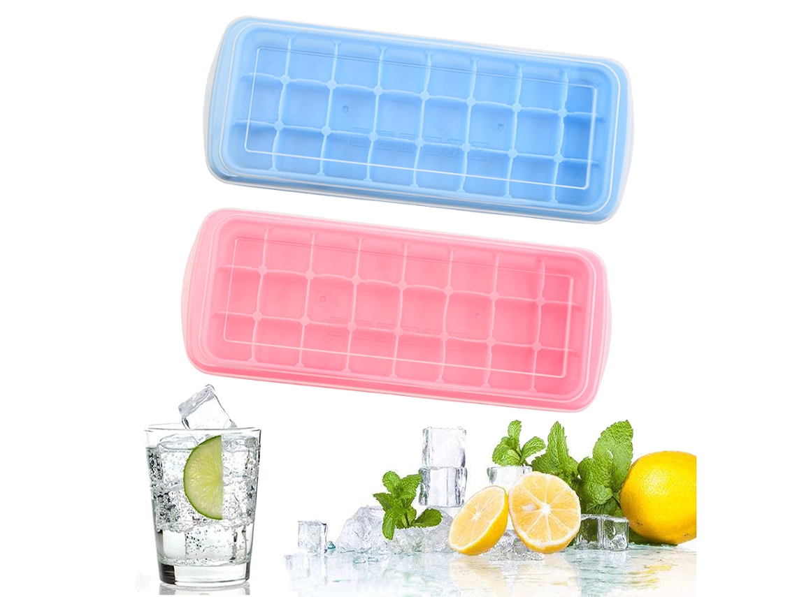 Bandejas para cubitos de hielo, moldes de fácil liberación para whisky, vino, cócteles, bebidas y jugos Kofihety