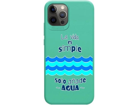 Carcasa iPhone 12 Pro Max (6.7) TUMUNDOSMARTPHONE Agua Verde