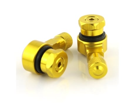 Vástagos de válvula de neumático sin cámara de rueda cnc de motocicleta[Oro]