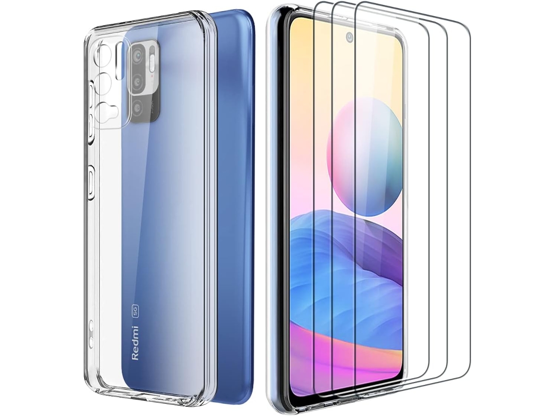 Conjunto de Protectores de Pantalla Flexível Protetora Note para Xiaomi Poco M3 Pro HONGWE. (3un)