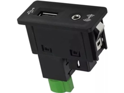 Adaptador De Conector Usb Aux Para Golf 7 Mk7, Oem 5q0035726e, Negro Y Verde.