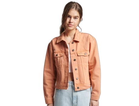 Abrigo SUPERDRY Algodón Mujer (36 - Naranja)