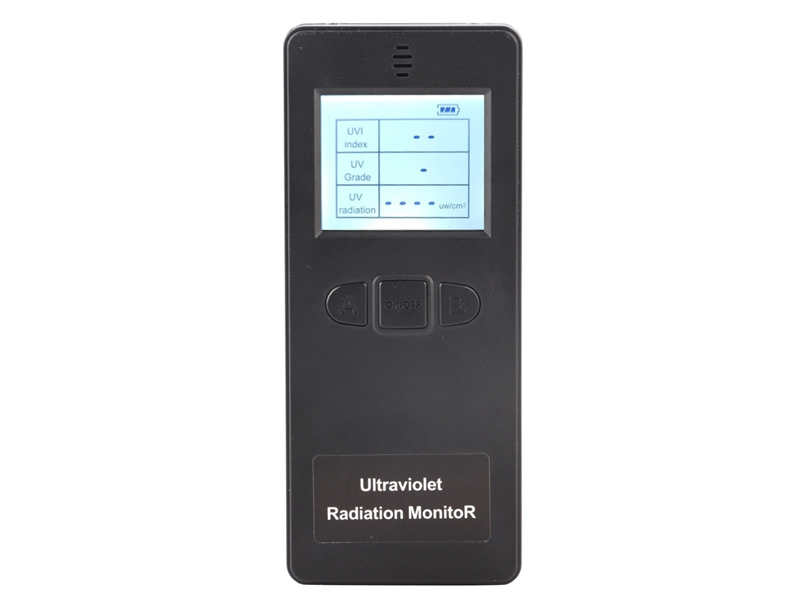 Detector Digital Lcd Portátil Para La Medición De Radiación Uvi Y Ultravioleta, Adecuado Para Uso Doméstico, De Oficina, En Interiores Y Exteriores.