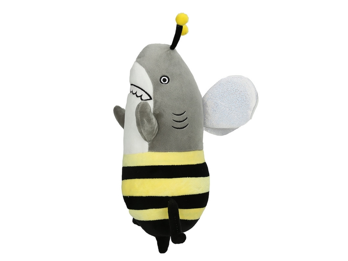 Ats-juguete De Peluche Tiburón Abeja Animal De Peluche Muñeco Fluffy Almohada Decoración Hogar Regalo Cumpleaños Niños