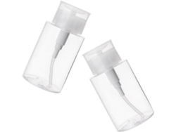 Bouteilles De Voyage Rechargeables 300 Ml Lot De 2 Flacons Pompe Para Lotion Corps Y Dissolvant ...