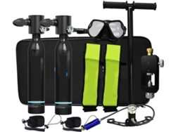 Minibotella De Buceo Con Rebreather De 0,5 L, Botella De Buceo Profesional Para Largas Distancias.