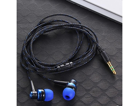 Auriculares con Cable SLOWMOOSE de nylon de 3,5 mm