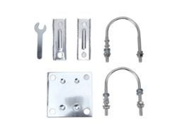 Soporte De Mástil De Antena Con Tubo, Estable Y Ajustable, De Aleación De Aluminio, Para Montaje En Techo O Pared