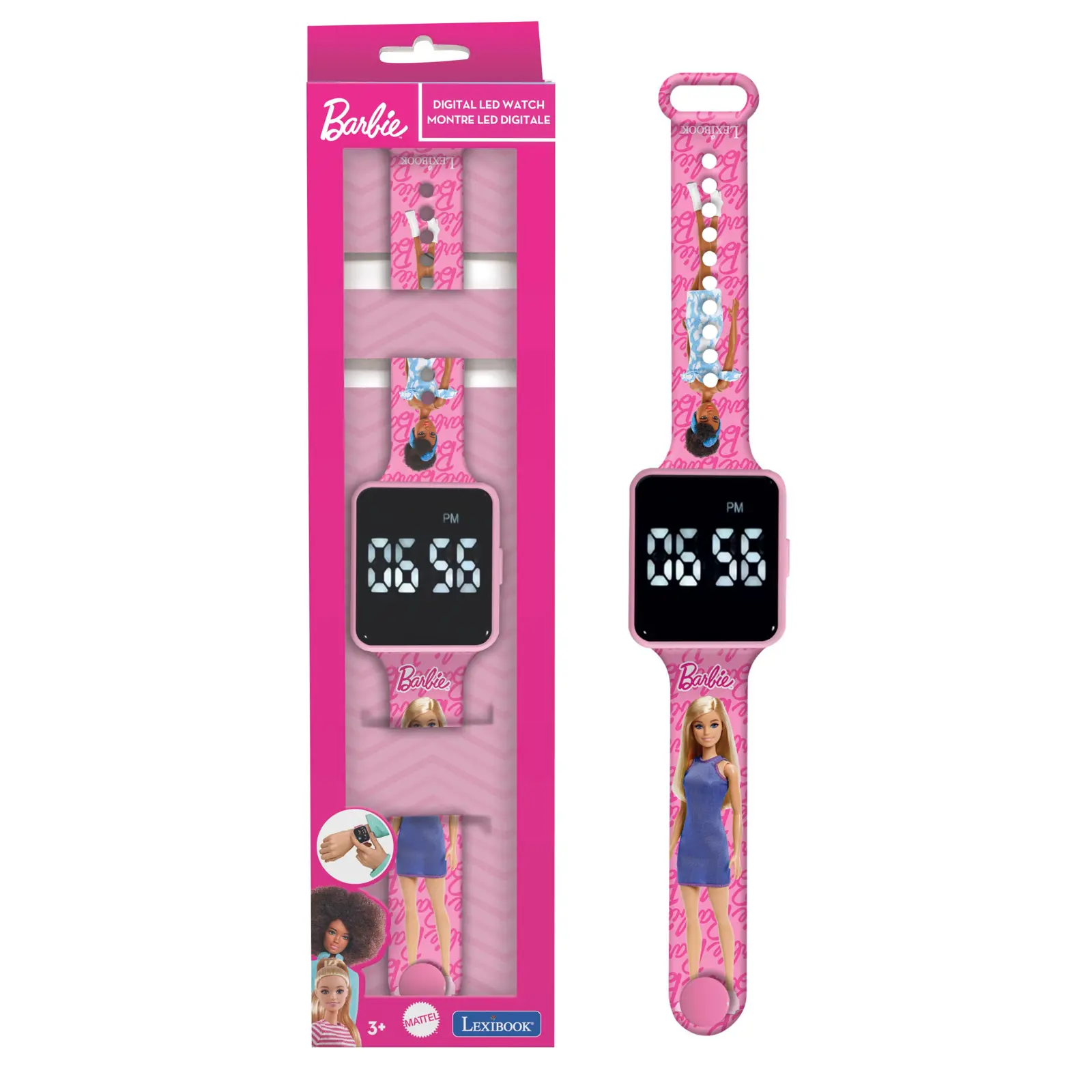 Barbie Led Digitaluhr