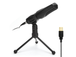 Micrófono De Condensador Usb Con Trípode Plegable Para Chat De Voz Y Transmisión En Vivo En Computadora Portátil.
