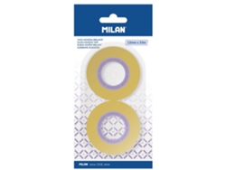 Blister 2 12 Mm X 33 M Luz Amarelo Adesivo Fitas 12 Mm X 33 M Transparentemilan