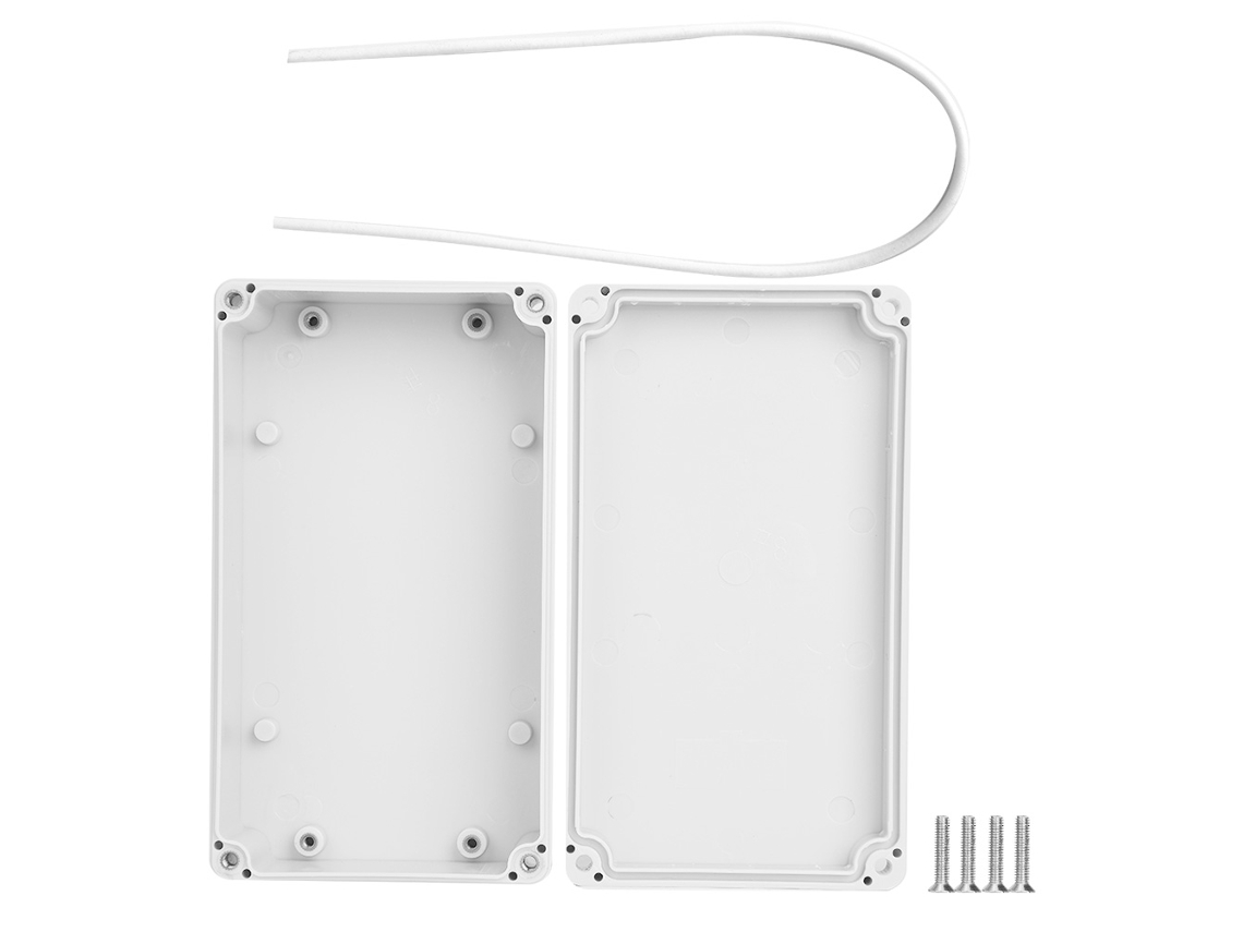 TRUYUETY Caja de Conexión Eléctrica Impermeable y a Prueba de Polvo en Plástico ABS 158x90x46 mm
