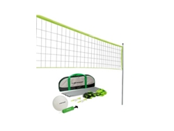 Set de voley playa con red, pelota e inflador DUNLOP