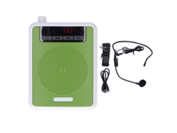 Amplificador de voz con micrófono con cable y recargable
