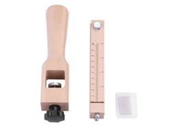 Herramienta ajustable para cortar cuero con 3 cuchillas
