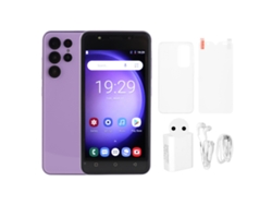 Smartphone 3g Desbloqueado 5.0 Polegadas 4gb Ram 32gb Rom Reconhecimento Facial Dual Sim Android 10 Roxo