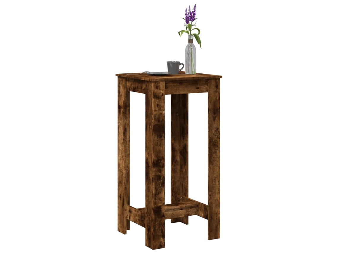 Mesa de bar 51x50x103,5 cm, derivados de madera de roble ahumado, DKD HOME DECOR