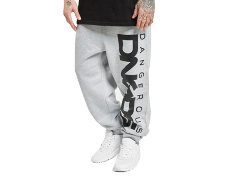 Pantalones de Chándal para Hombre DANGEROUS DNGRS (S - Gris)