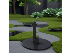 Fuente de Jardín SINED Fontana Tritone Pro Nera (Negro - Polietileno HD - 25x33x99 cm)
