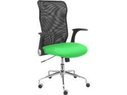Silla de Escritorio Operativa PIQUERAS Y CRESPO Minaya Verde Pistacho y Negro (Malla y Tejido)