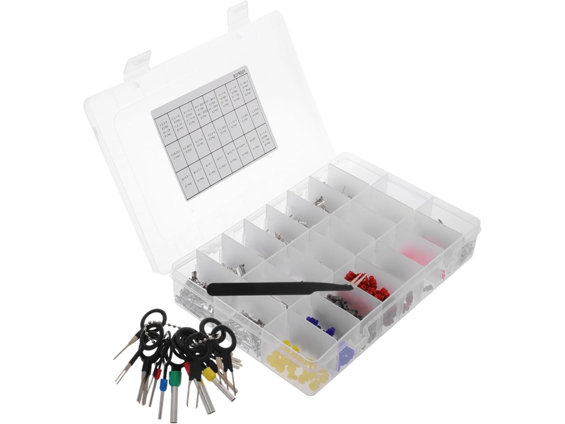 Kit De 700 Conectores Eléctricos Para Automóviles Con Terminales De Aleación Y Plástico.
