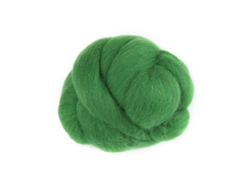 55 G De Lana De Alta Calidad Para Fieltro Con Aguja Y Costura (verde)