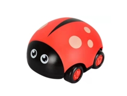 Coche De Juguete Inercial Con Forma De Insecto, Luces Y Marcha Atrás Bidireccional Para Niños De 3 Años En Adelante.