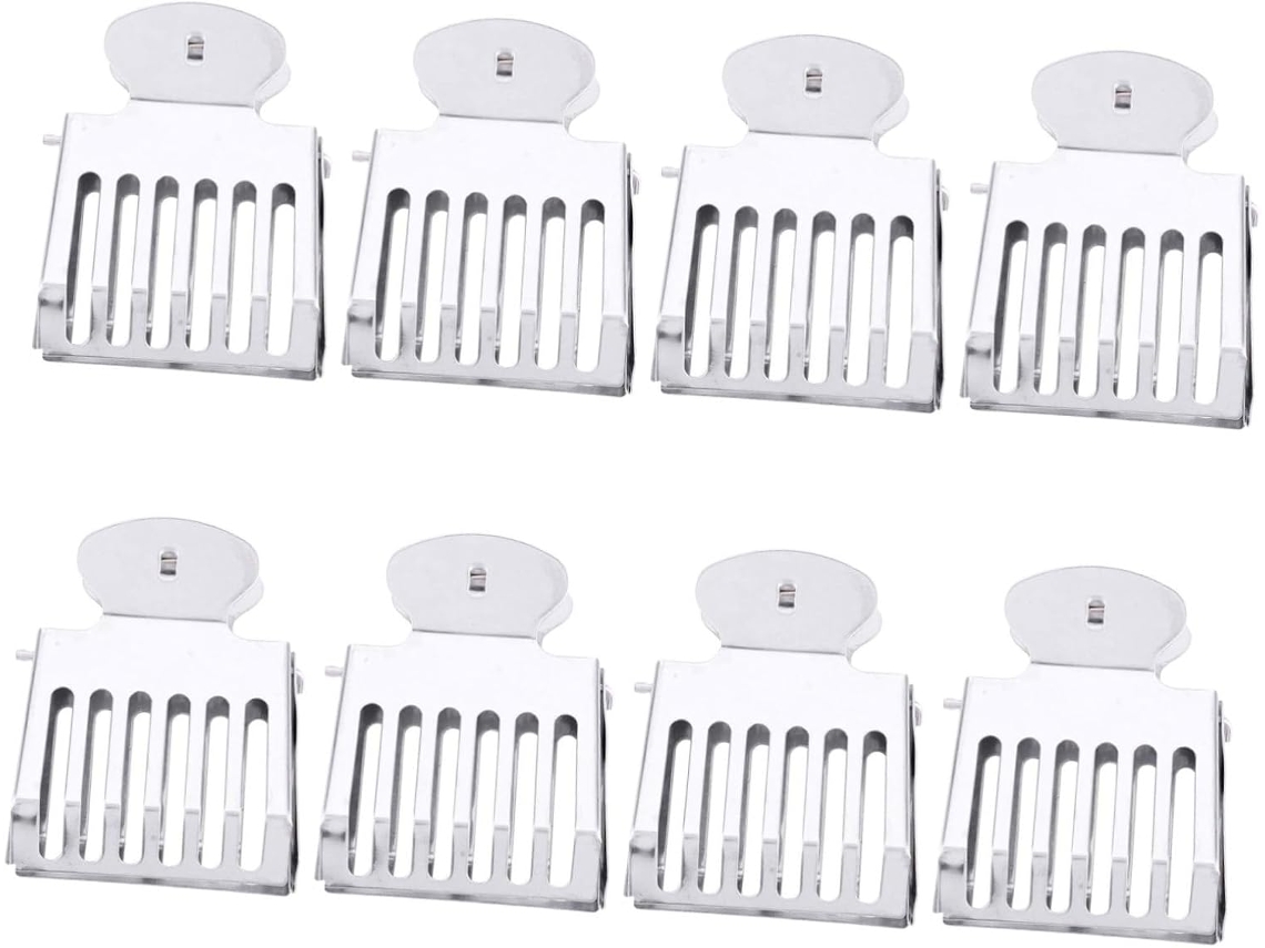 Inoomp 8 Piezas De Clips De Acero Inoxidable Para Jaulas De Abejas Reina Suministros De Apicultura Para Capturar Y