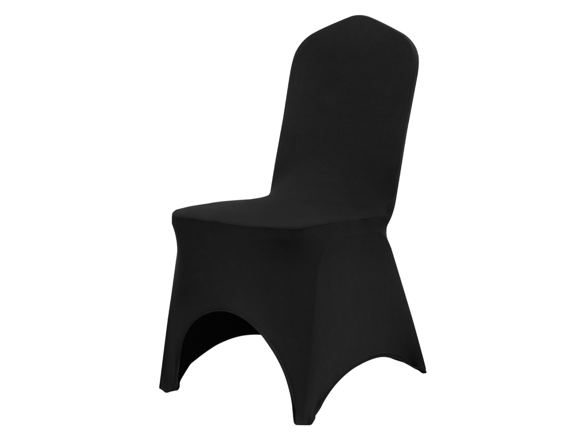 Fundas Para Sillas Succebuy Funda Para Silla Arqueada Elástica Negra Para Bodas