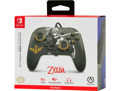 Mando Nintendo Switch POWER A The Legend of Zelda Negro