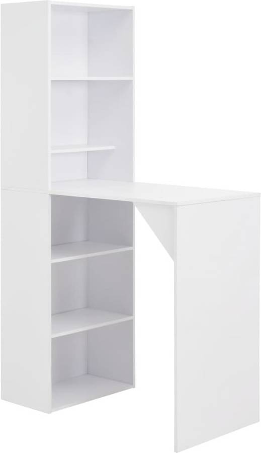 Mesa de Bar VIDAXL 280227 Blanco (Madera Contrachapada - 115 x 59 x 200 cm)