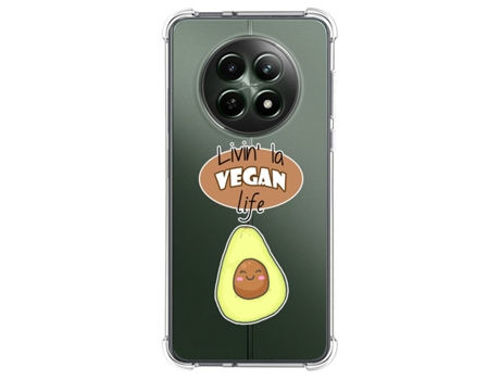 Funda Diseño Vegan Life para Realme 12 5G 12X 5G TUMUNDOSMARTPHONE Silicona Multicolor