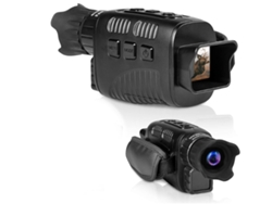 Monocular digital de visión nocturna con infrarrojos para viajes con 100% de oscuridad. Guarda fotos y vídeos. Negro. Yizhood.